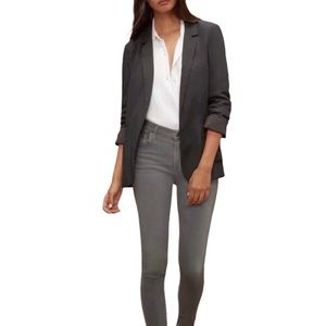 Aritzia Like-new Grey Talula Kent Soft Blazer Size 6